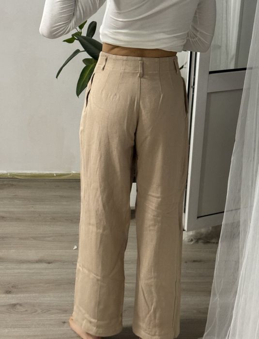 Штани riki hype бежеві стан топ розмір XS