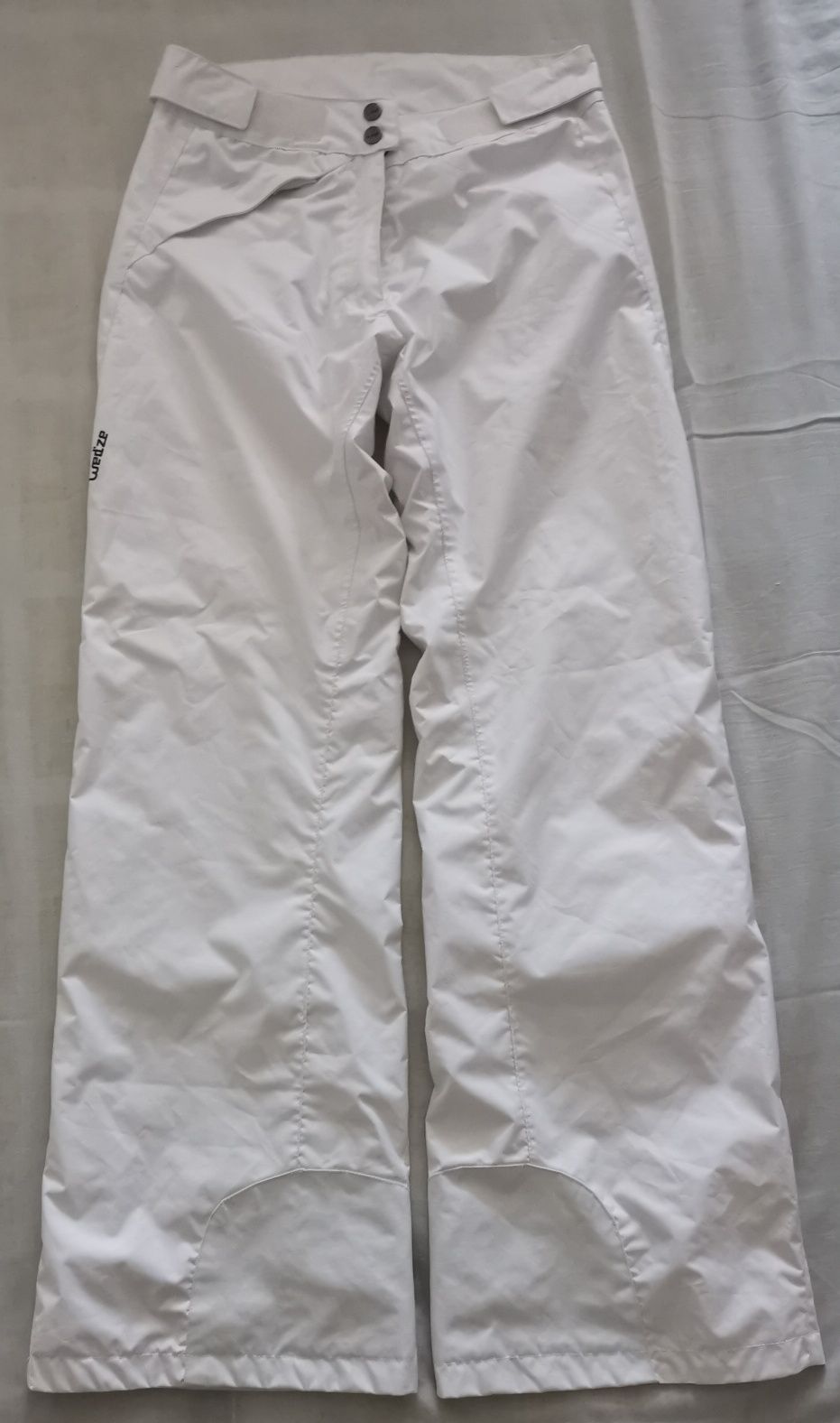 Spodnie narciarskie roz 168-172/34,ocieplone, białe f Oxylane