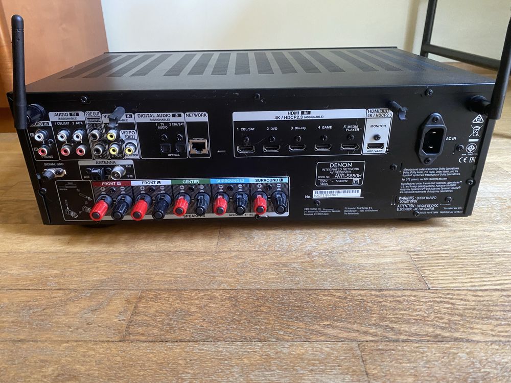 Ресівер Denon AVR-S 650H