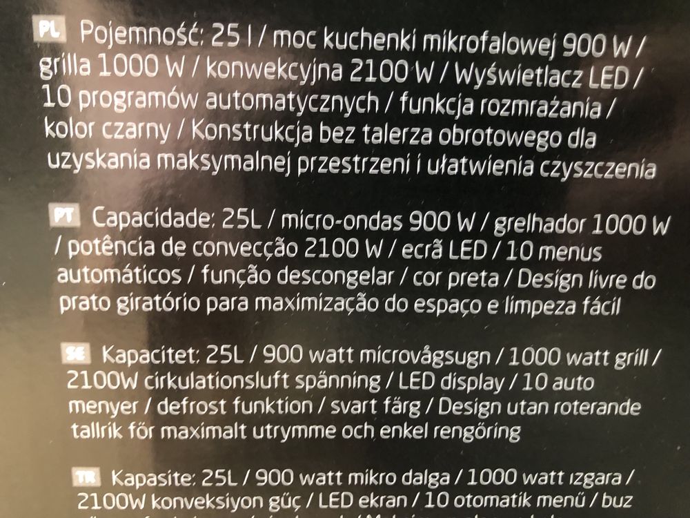 Microondas Koenic 3 em 1
