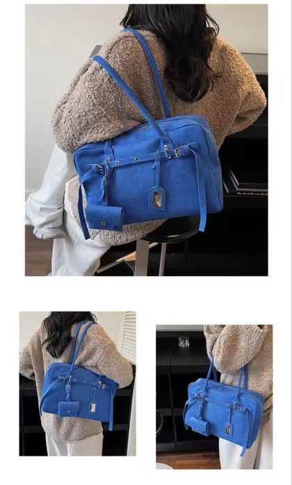 кульова замшева сумка тоут