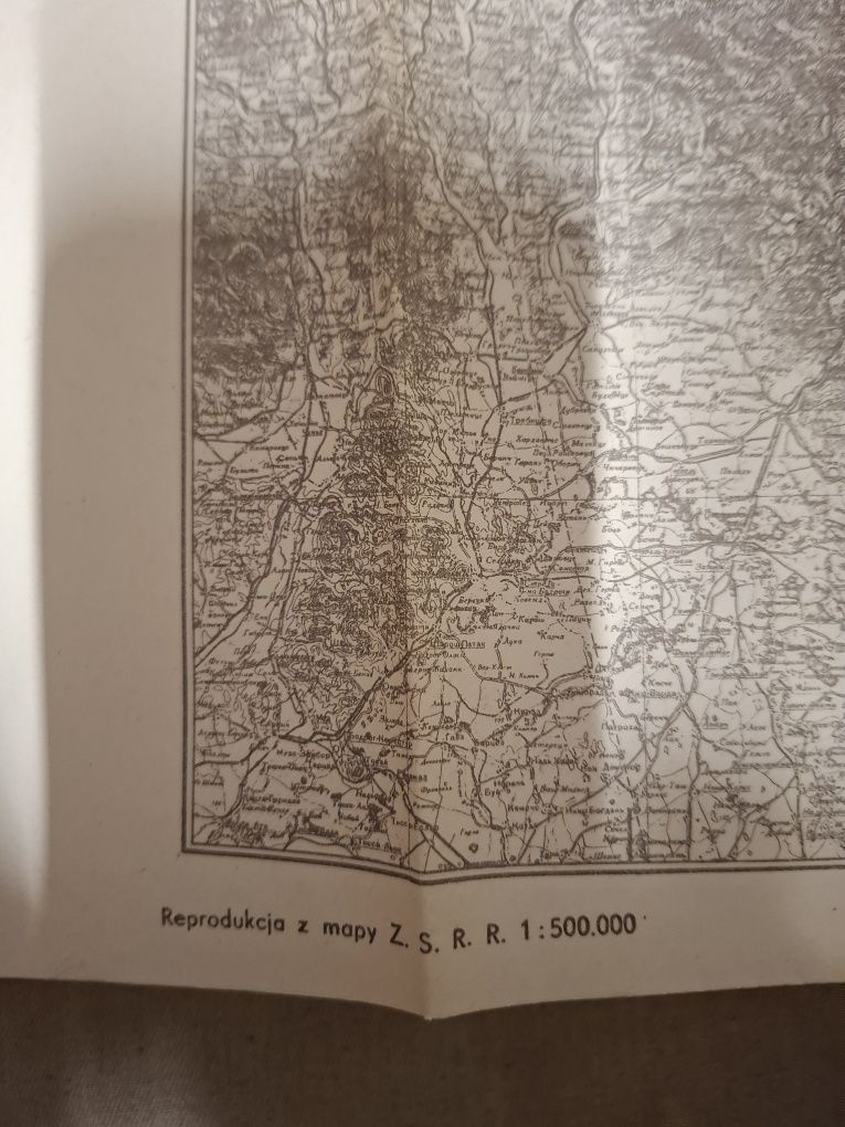 Załącznik mapa da umowy z 16.08.1945. PL-ZSSR