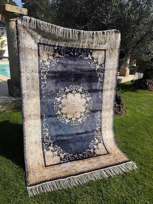 Jedwan na Jedwabiu r.tkany dywan chiński Chiny 200x122 galeria 11 tyś