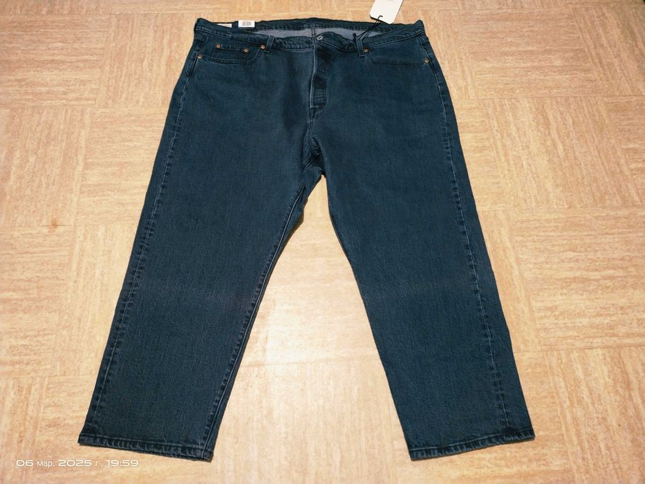 чоловічі джинси Levi strauss  501 сірі пояс 120-126 на наш 60-62 рзмір