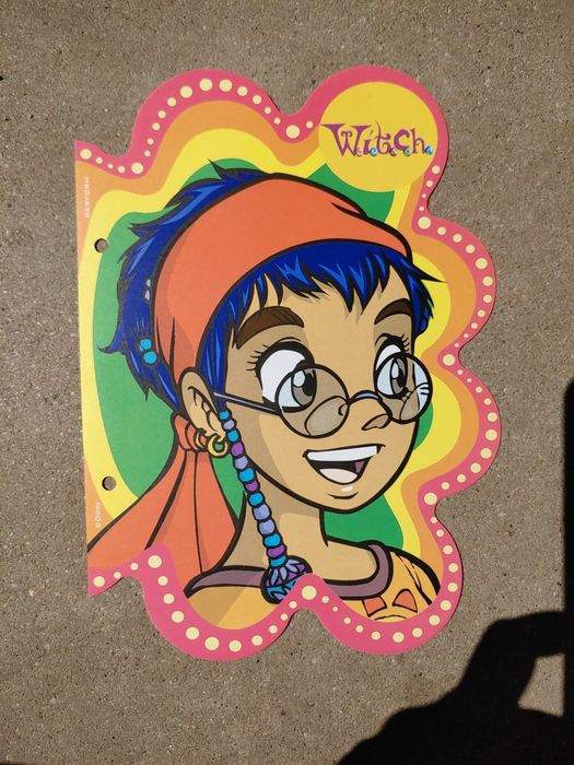 Wycięta duża A5 karteczka-naklejka z czarodziejką Taranee Witch unikat