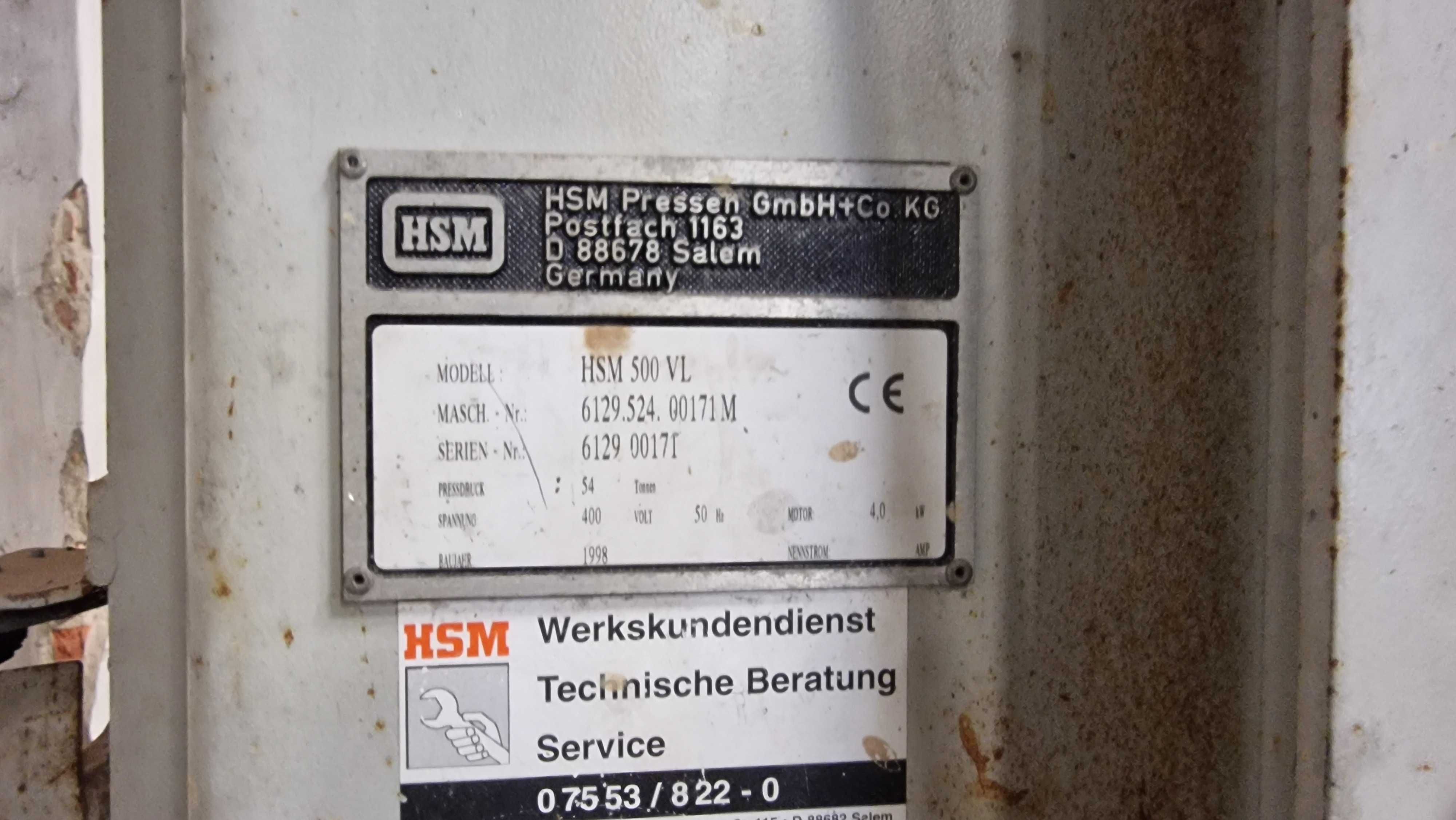 Belownica HSM 500VL