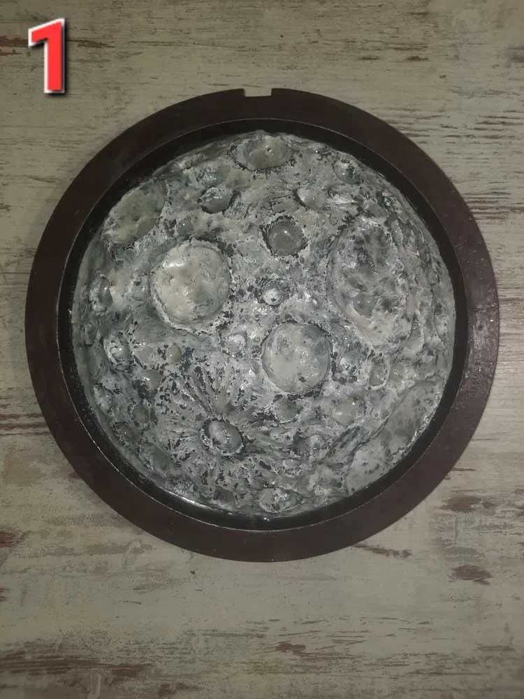 3D панно - луна.