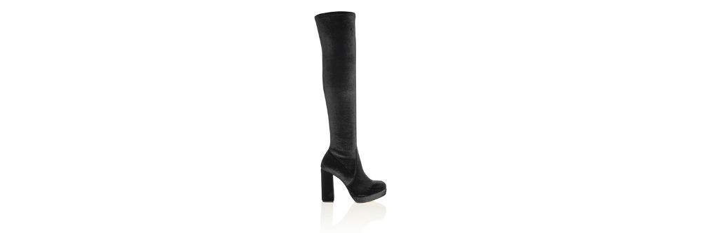 Botas em veludo novas - tam 35, 36, 39, 40