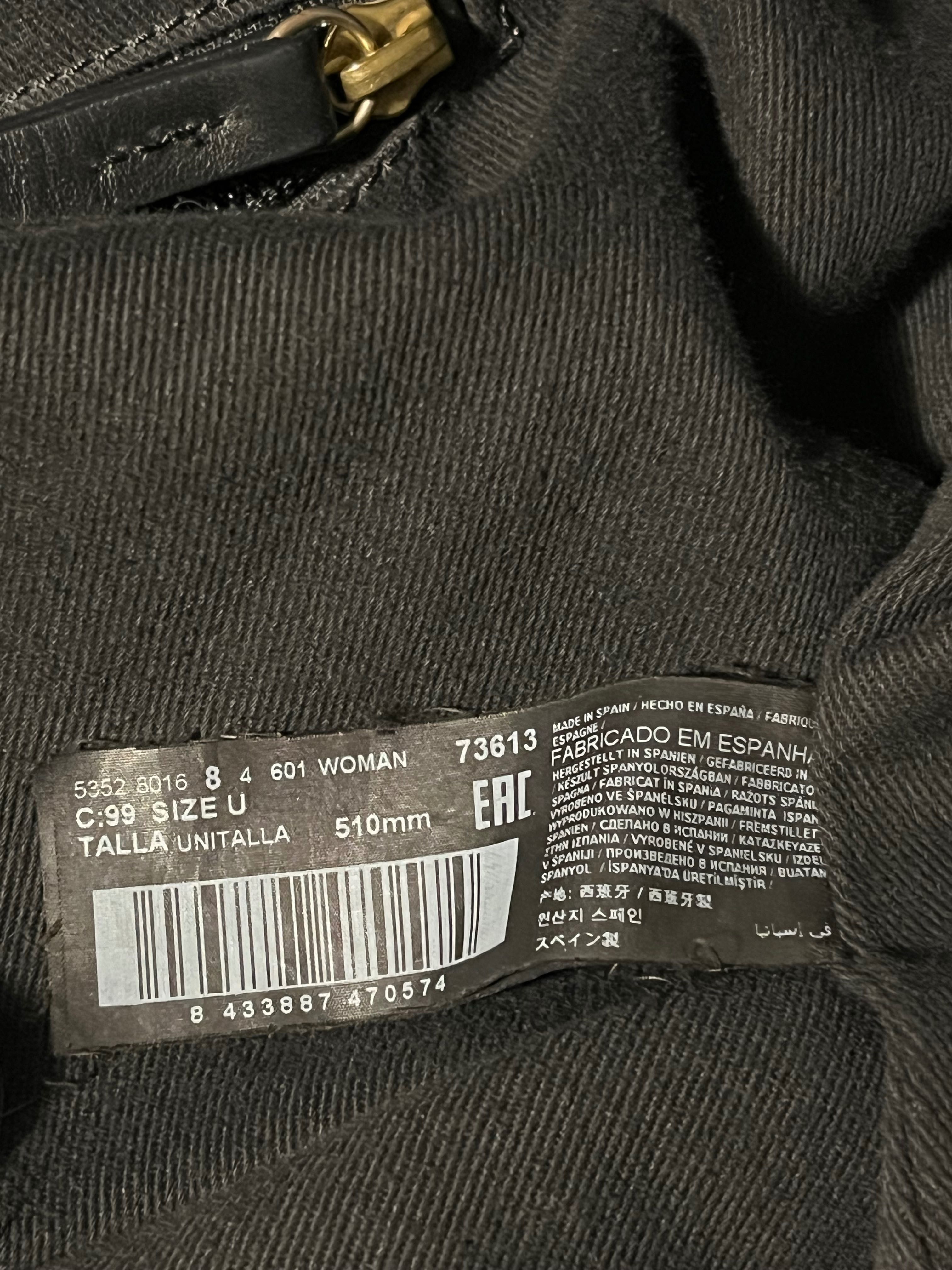 Torebka shopper bag Mango worek skóra naturalna