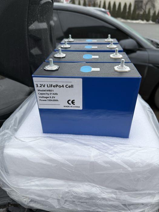 Комірки eve 314 ah LifePO4 3.2v  акумулятор eve   280  акб  ячейка  Ш