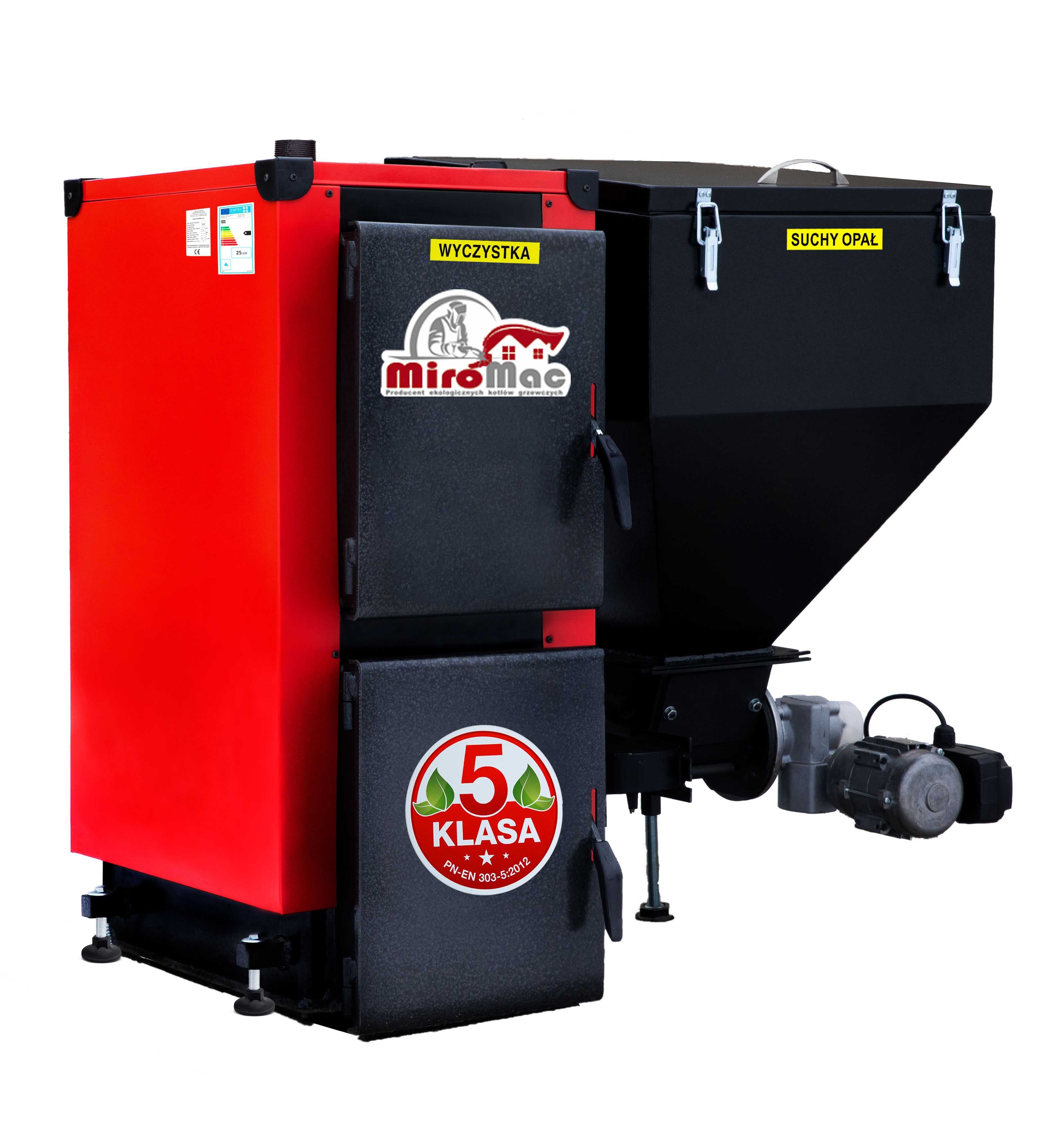 Piec CO na pellet ekogroszek kocioł kotły 10 kW Miro-Mac 5 klasa