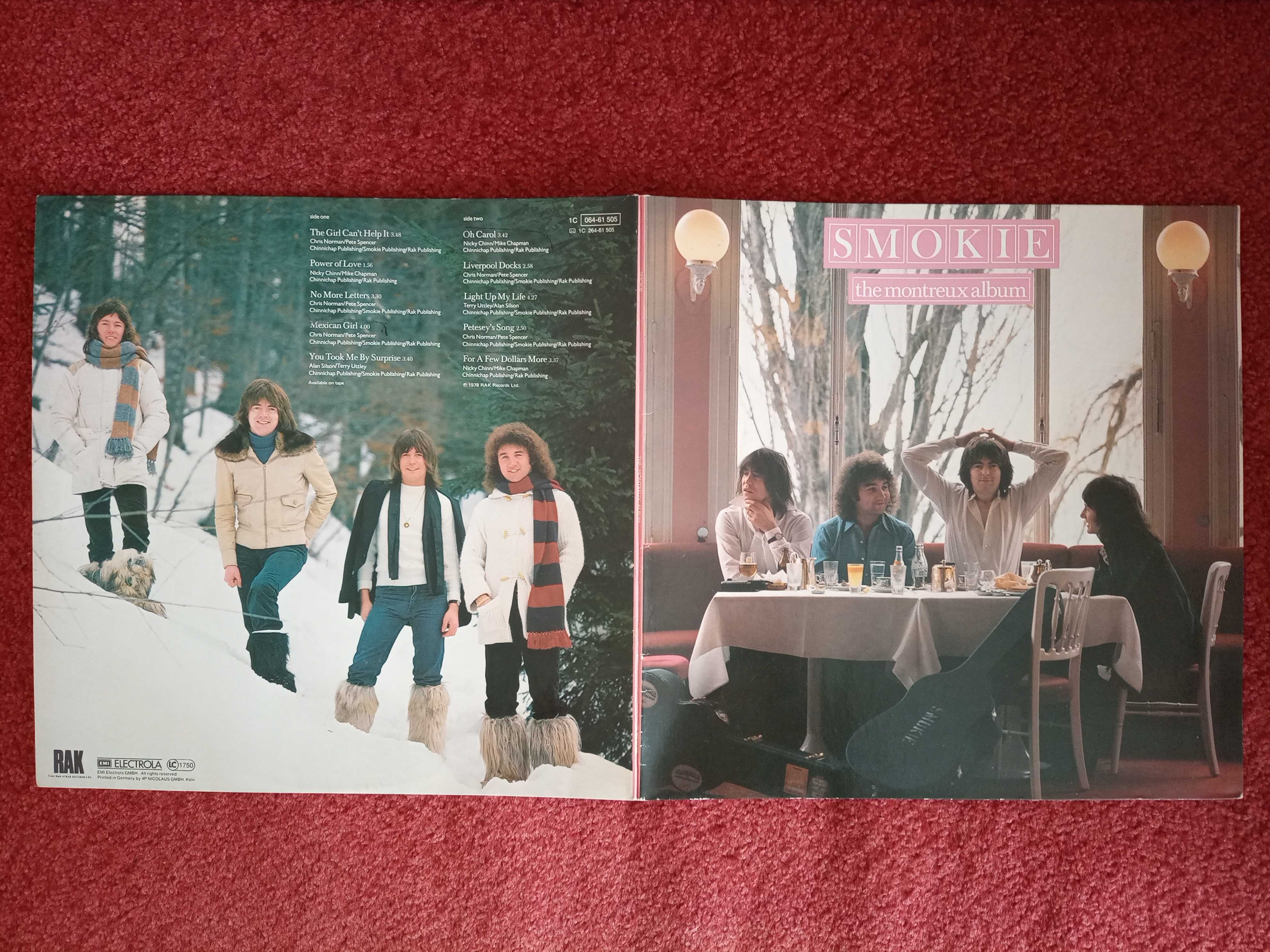 LP вініл SMOKIE - Changing All the Time, Midnight Cafe, Montreux Album