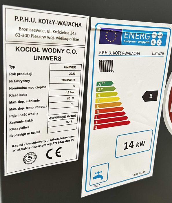 GRATIS!PIEC 14KW na DREWNO WEGIEL do 110m2 piec kotły piece