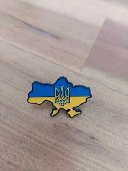 патріотична Українська брошка , Державна емблема , прапор України