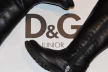 Кожаные сапоги dolce & gabbana junior