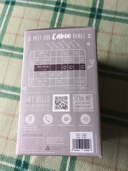 Chustonosidło Caboo Organic