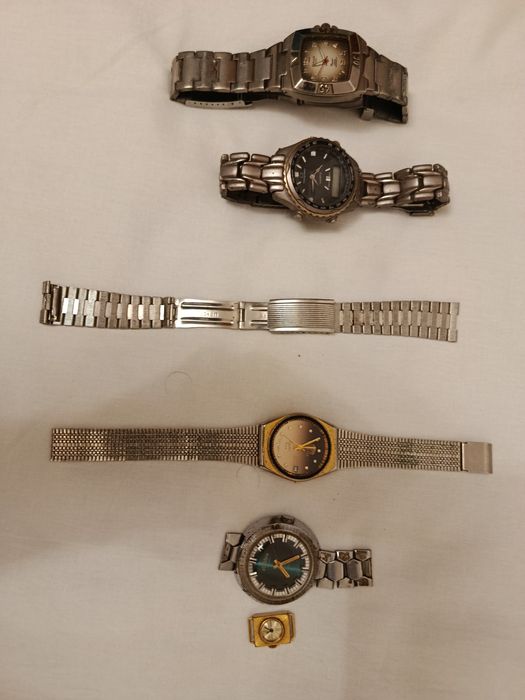 Старі годинники Omax, Cornavin, Charles Delon, Orientex, Луч