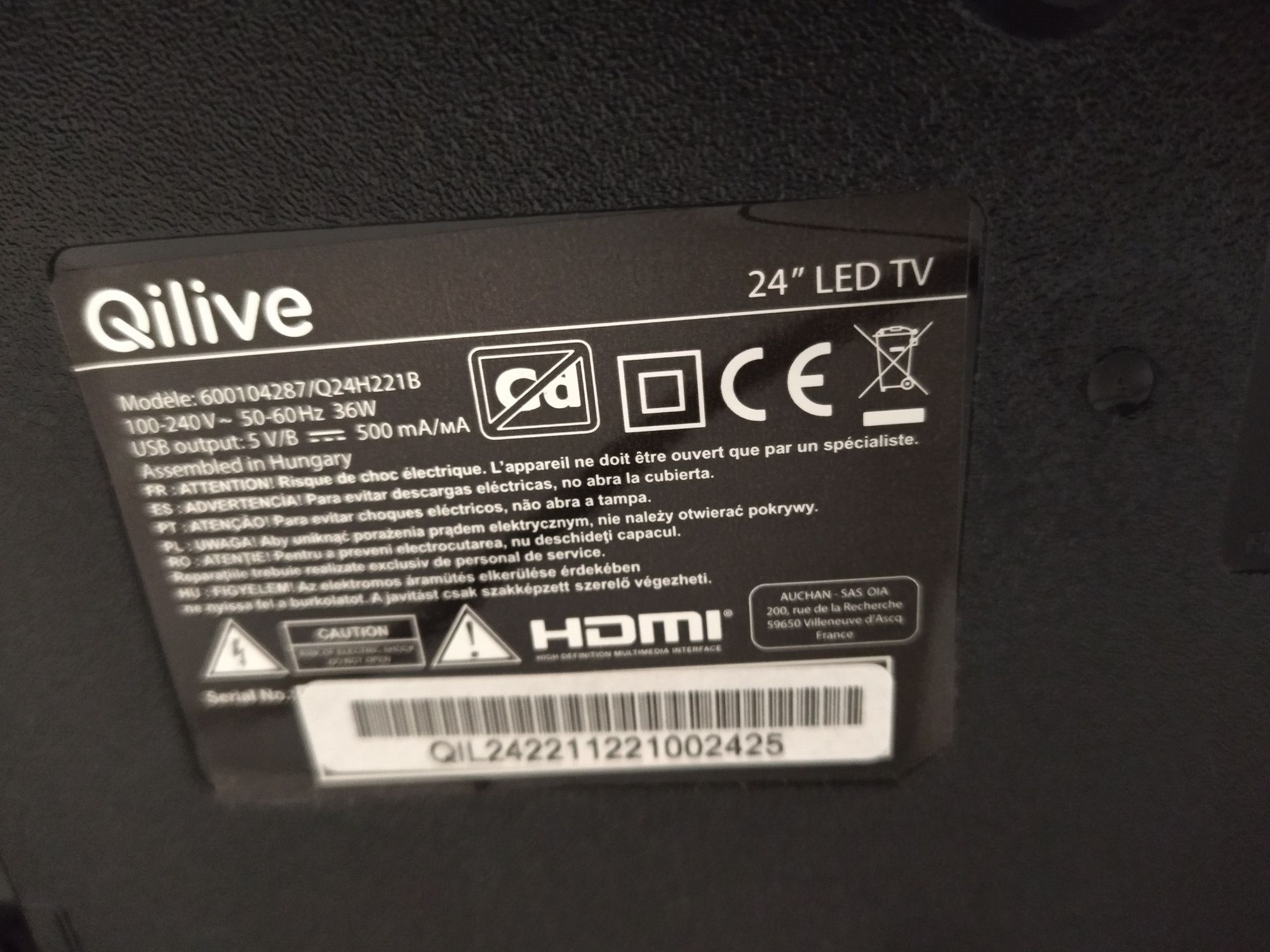 TV Qilive  24" 60 cm