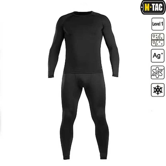 Комплект тактична термобілизна M-Tac ThermoLine Black ‼️ Є РОЗМІРИ ‼️