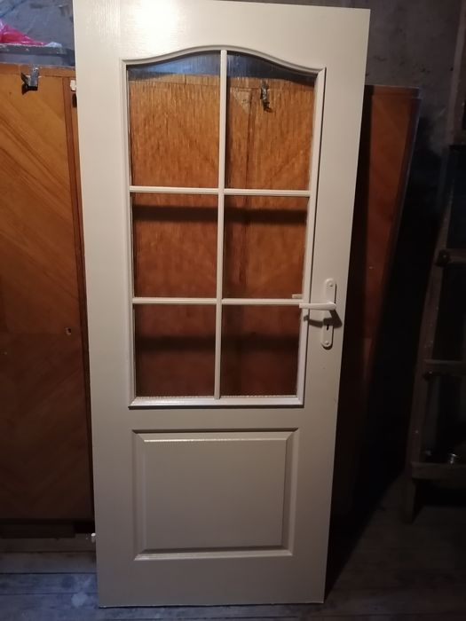 Drzwi wewnętrzne pokojowe 80 cm prawe białe
