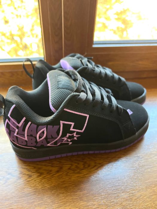 кроссовки DC shoes фиолетовые