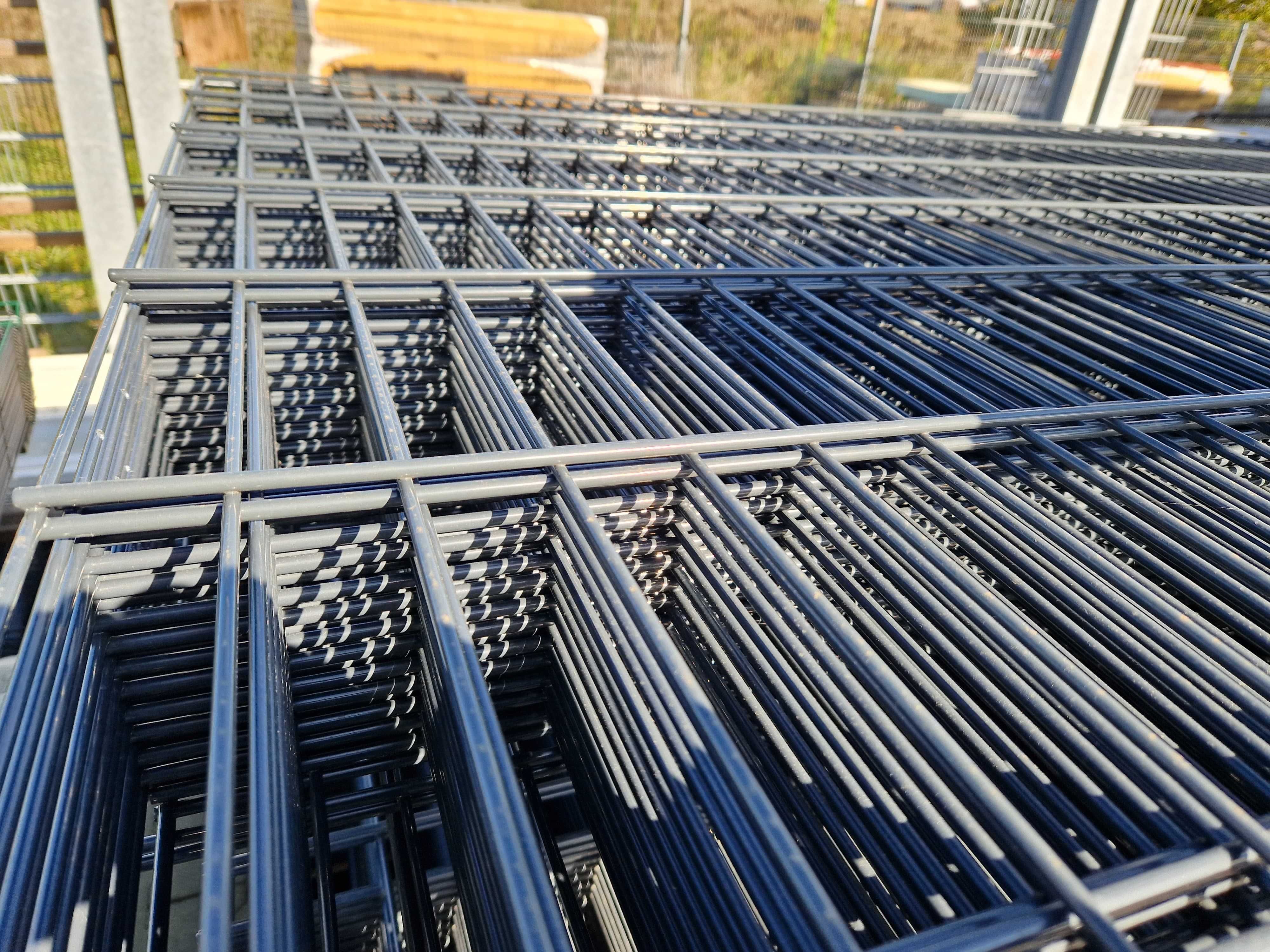 Panel ogrodzeniowy h 1730 mm fi 5mm ral - 7016  od ręki