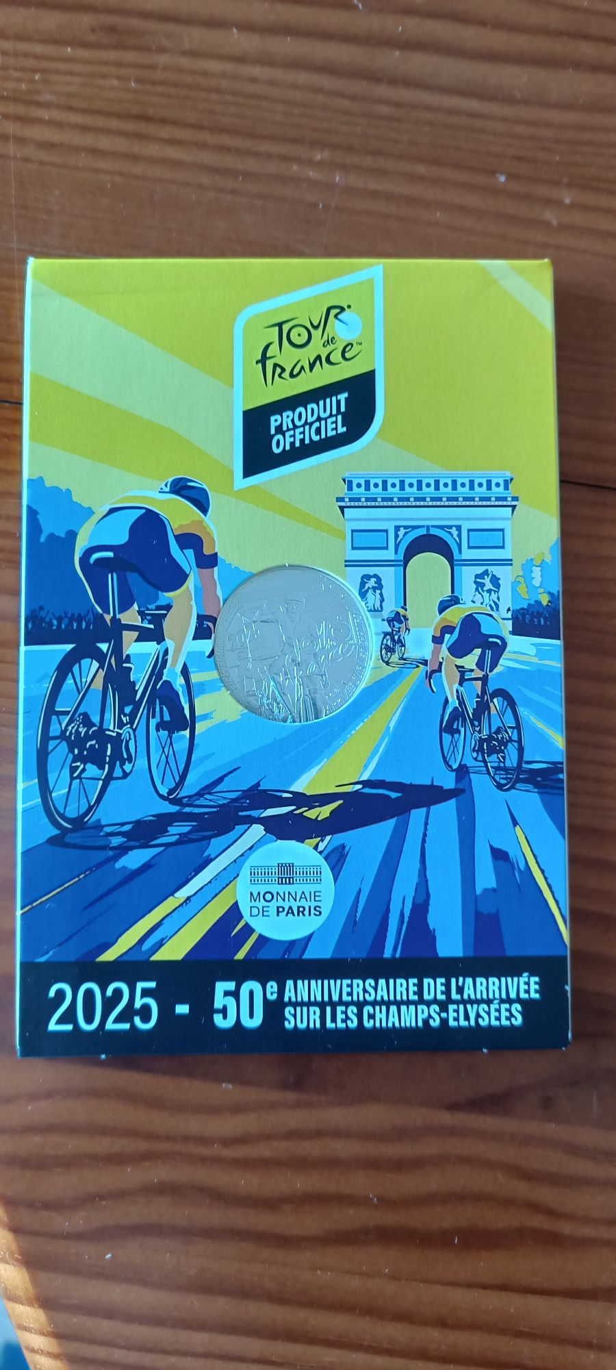 Moeda prata 10€ - Tour de France 2025