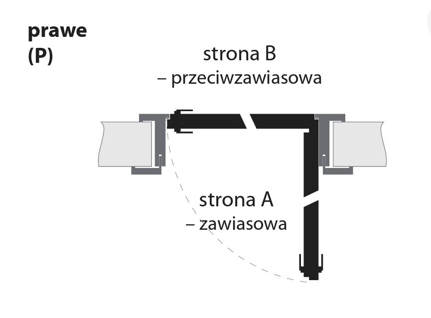 Drzwi KLEA K/V02 z systemem INVERSO + ościeżnice/białe