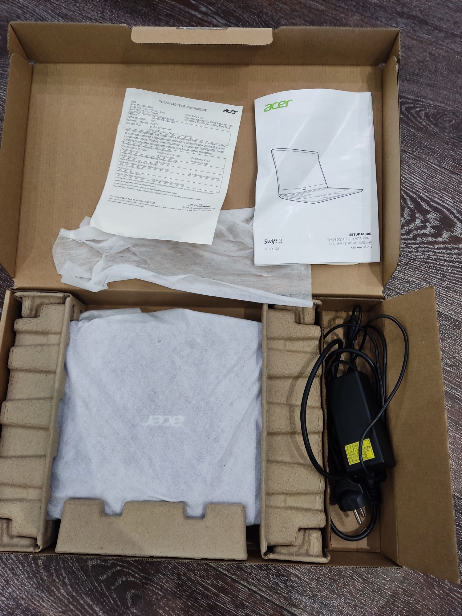 Ультрабук Acer swift 3 purple sf 314-42-r8pe