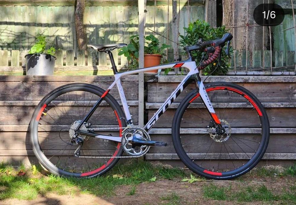 Rower szosowy Scott Solace 20 disc, full carbon, Shimano 105