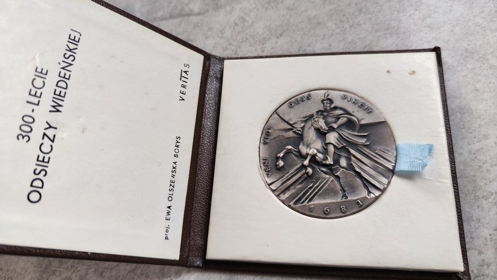 Srebrny medal 300-lecie Odsieczy Wiedeńskiej 1983