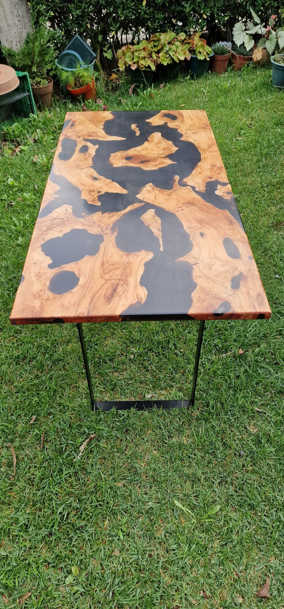 Mesa resina epoxy - 120x60cm