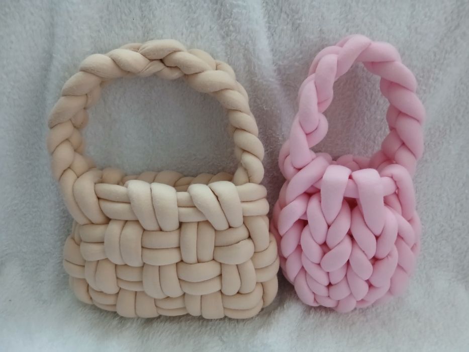 Сумка з товстої пряжі