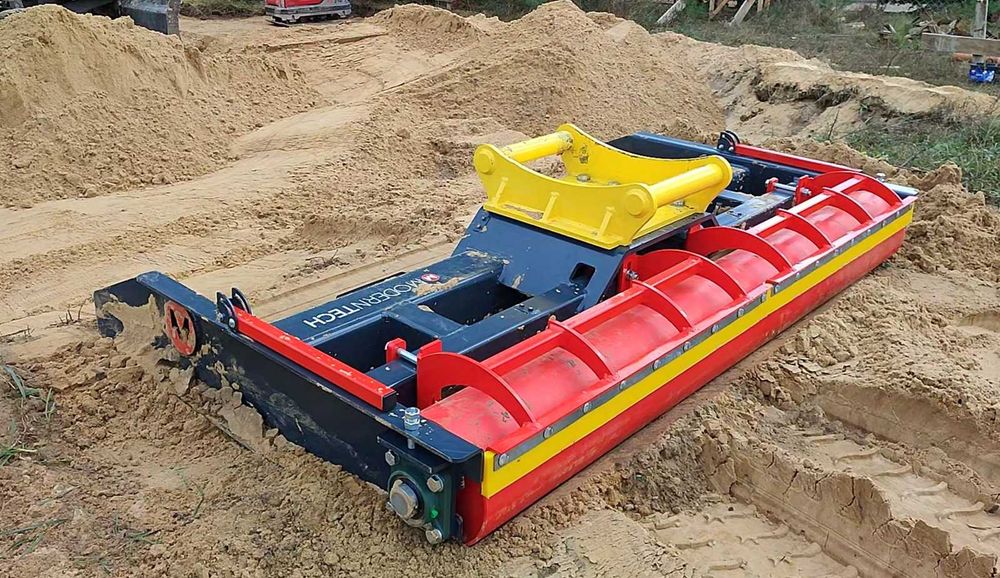 HIT Osprzęt do koparki ! Hydrauliczny niwelator terenu Równiarka NIW !