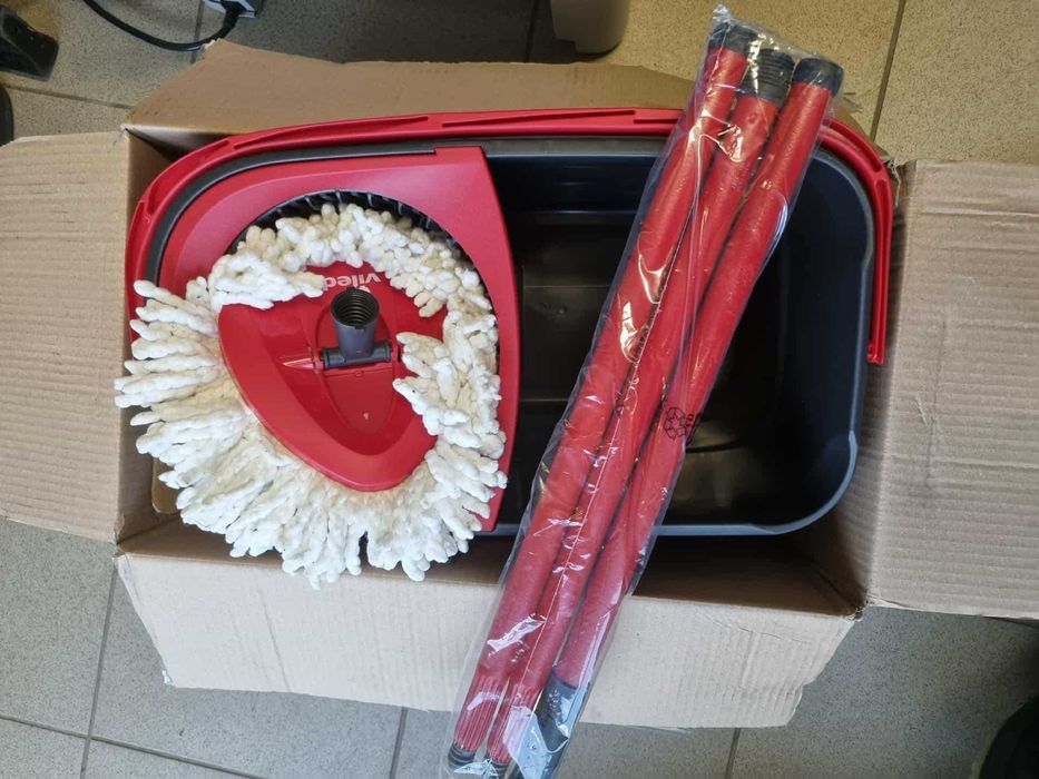 Vileda zestaw mop obrotowy + wiadro turbo smart