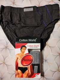 Slipy męskie Cotton World XL 3 szt