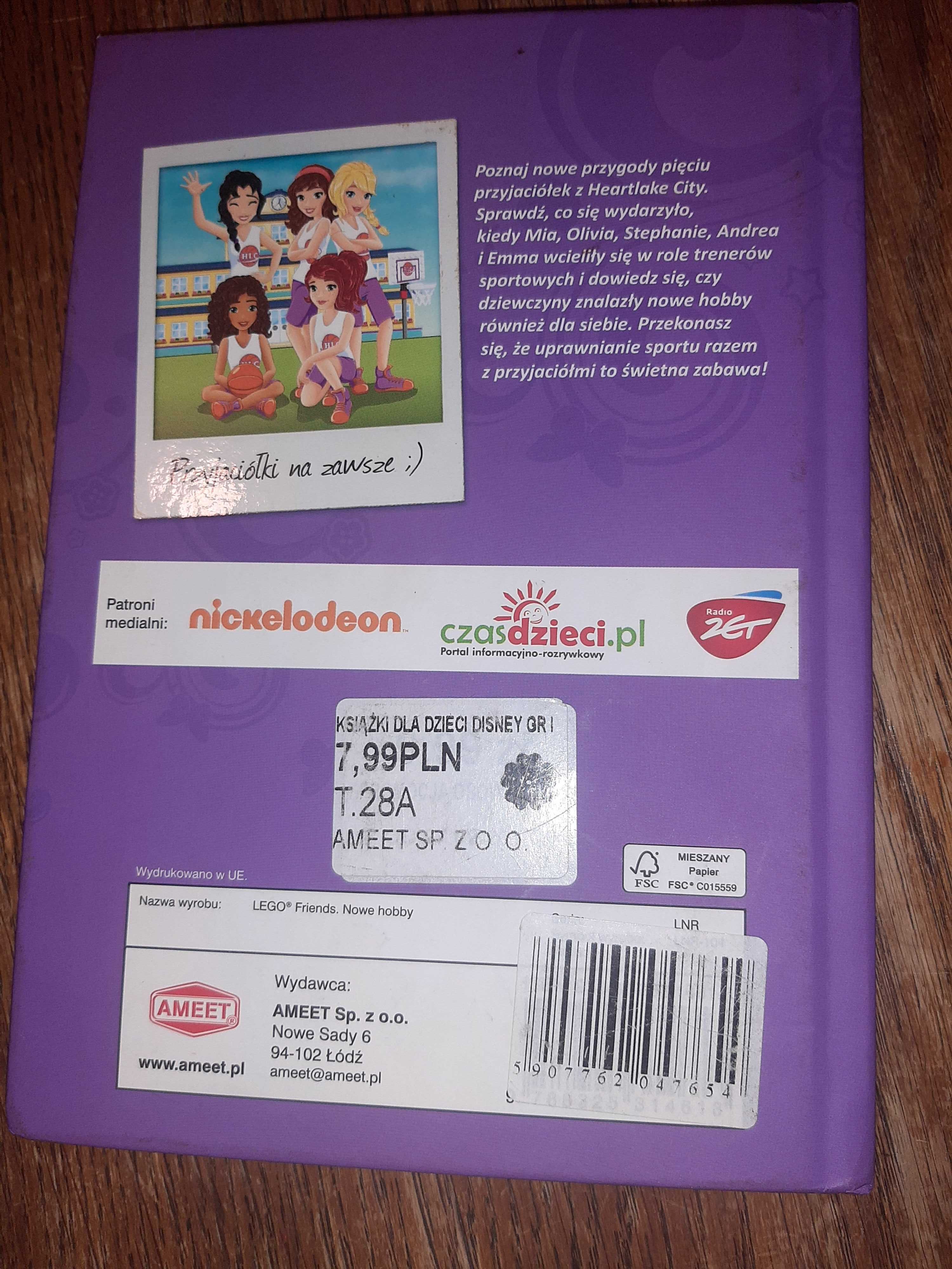 Książka lego friends