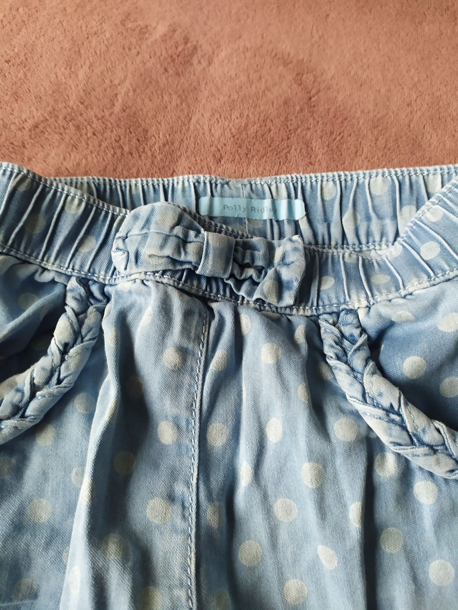 Spodenki jasnoniebieskie dla dziewczynki 80-86 cm