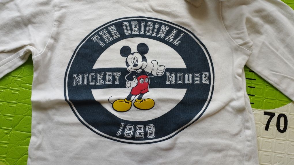 T-shirt Mickey de manga comprida 24-36 meses