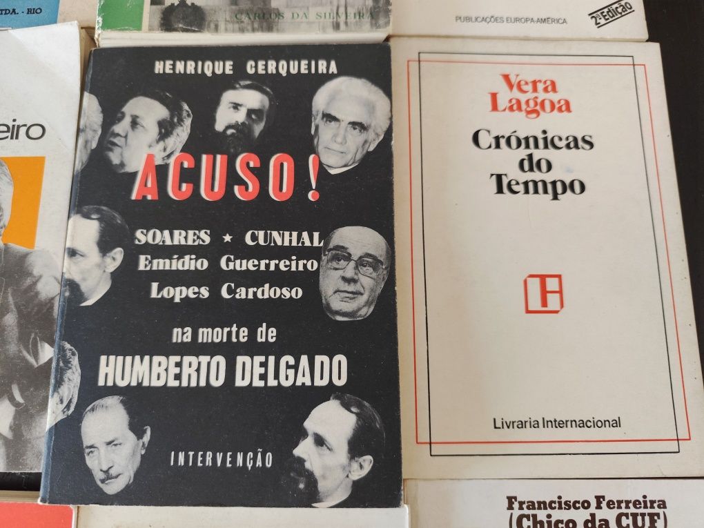 Livros antigos sobre Política (Sá Carneiro / Álvaro Cunhal)