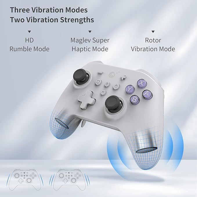 AKNES Kontroler Bluetooth Gulikit KK3 Max z Wibracjami HD