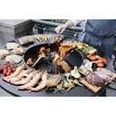 grill drzewny OFYR 100 cm - nowy z dodatkowym rusztem
