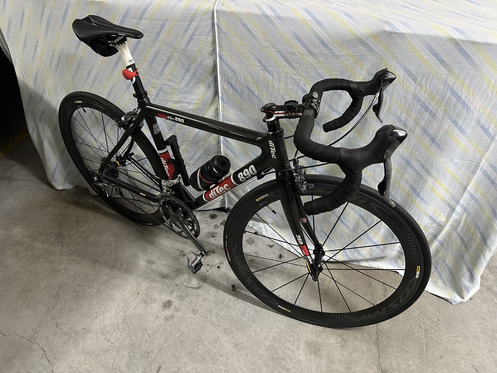 Bicicleta ditec 890 carbono ultegra mavic fsa