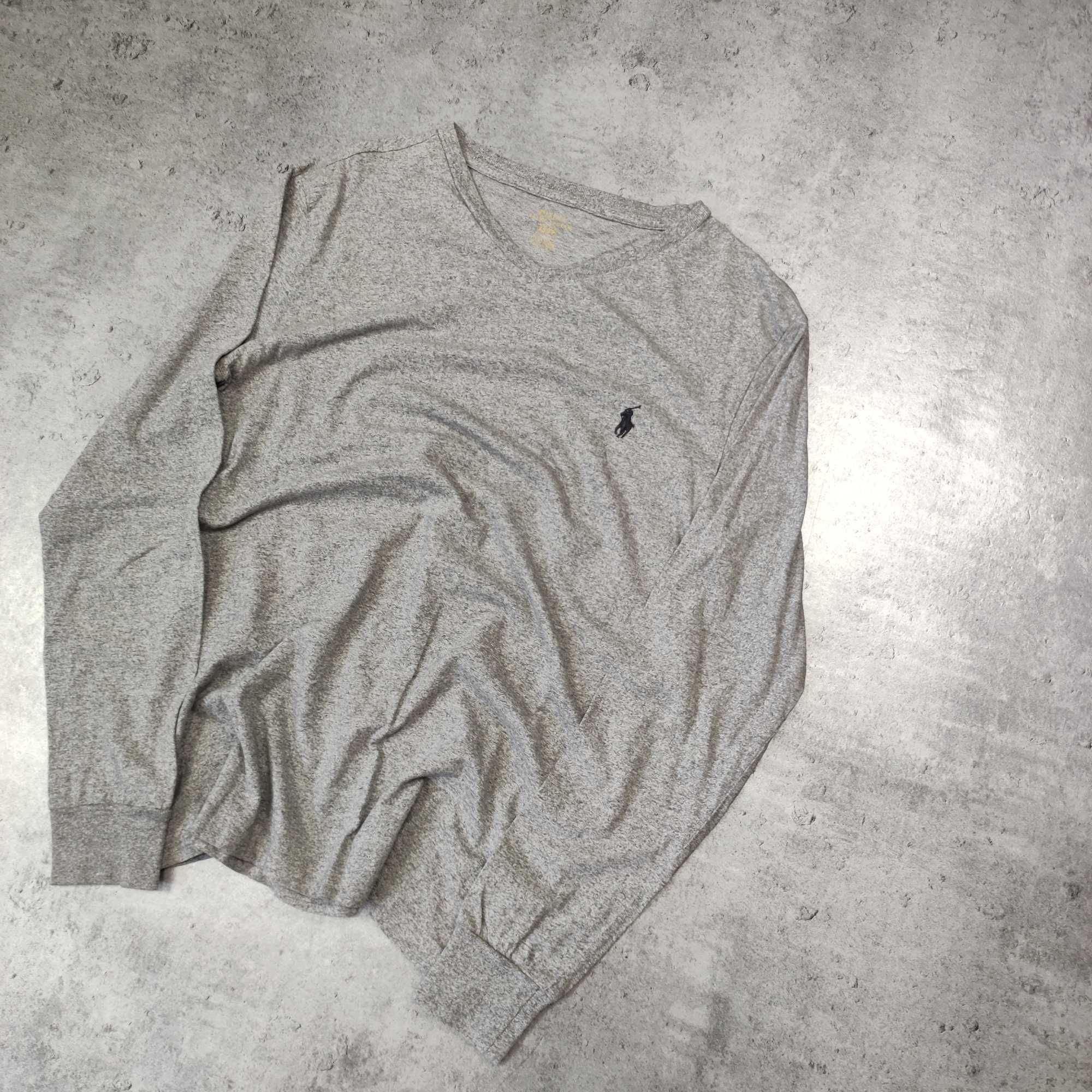 MĘSKA Koszulka z Długim Rękawem PREMIUM Polo Ralph Lauren Elegancka RL