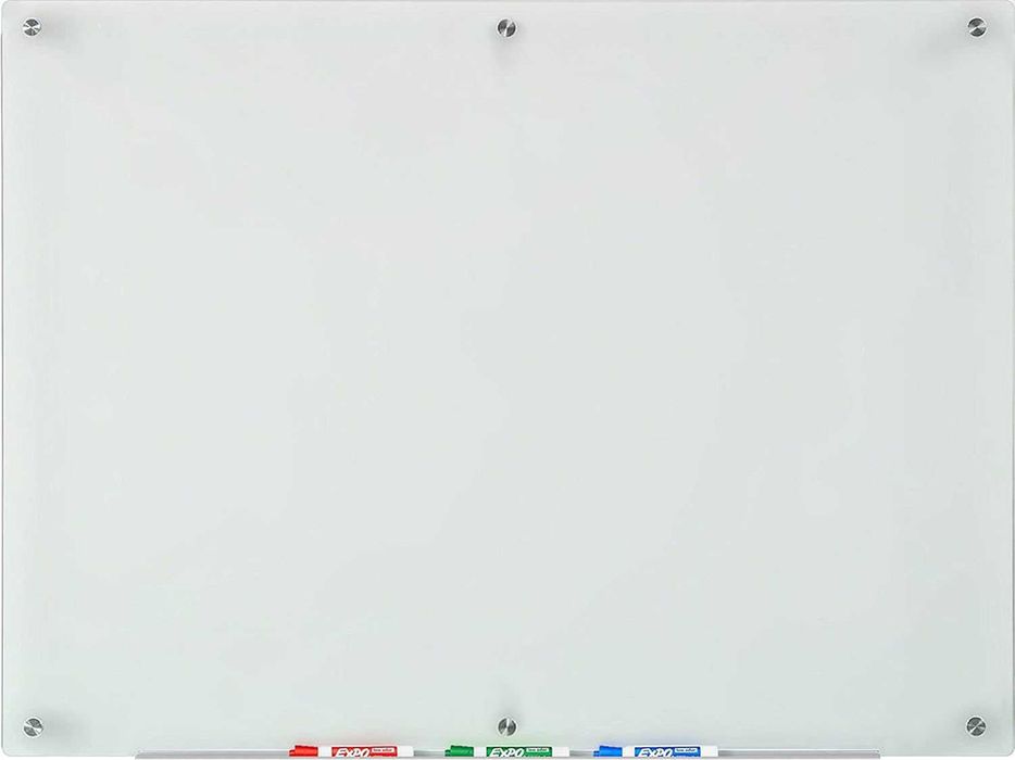 Tablica szklana suchościeralna matowa 80 x 110 cm matowa+ Gratis!