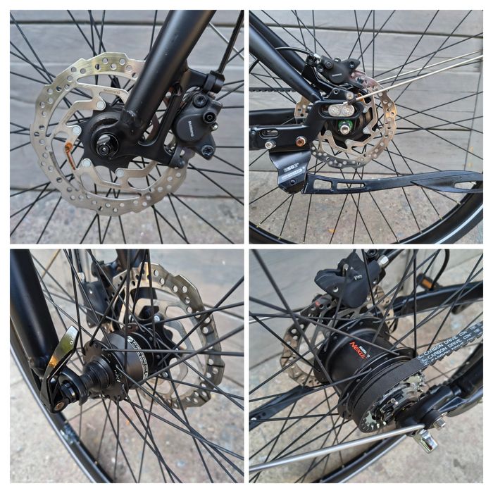 Rower miejski trekkingowy Rabeneick TX7 na pasku Shimano Nexus 8 r.S/M