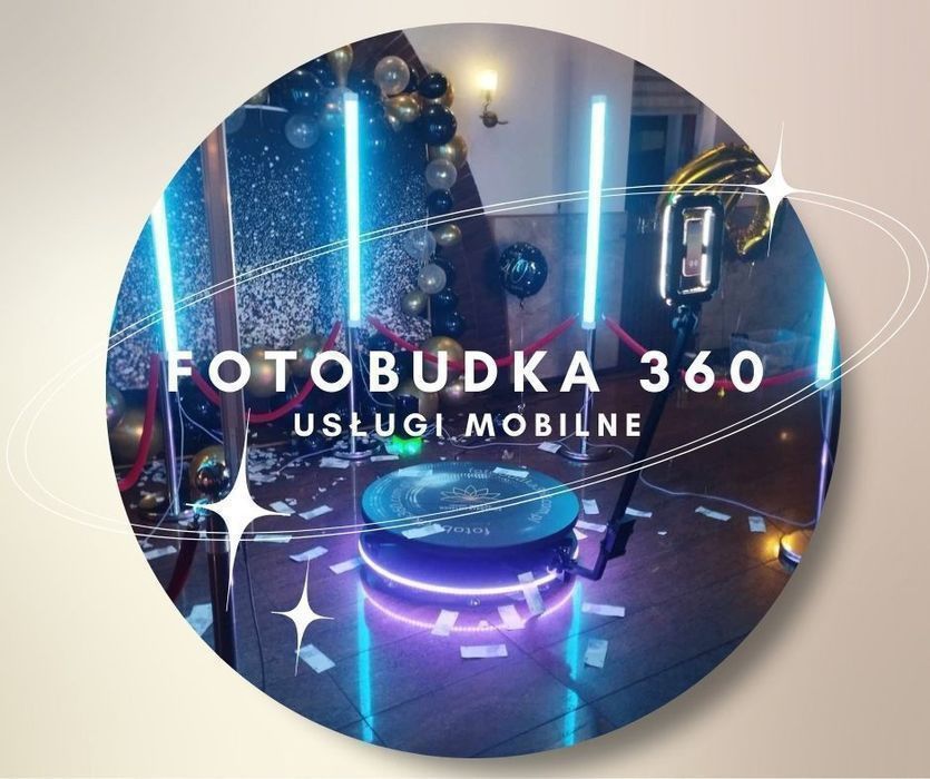 FOTOBUDKA 360 /  Fotobudka/ FOTOBOX/ Ciężki Dym/ Napis LOVE/