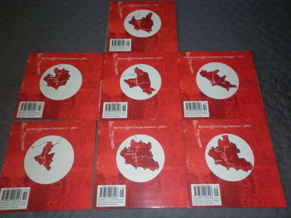 Monety kolekcja 7 monet z serii "Orły Polskie"