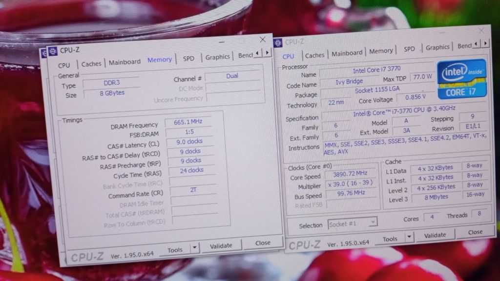 Процессор QuadCore Intel Core i7-3770, 3400-3900 MHz ,s1155
