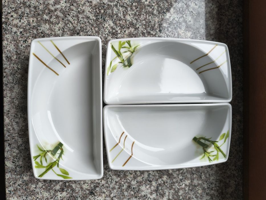 Miski salaterki Lubiana porcelana model Bambus